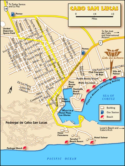 Cabo San Lucas (Los Cabos) Map