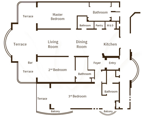 3 Bedroom Floor Plan